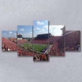 Ole Miss Rebels Wall Art Vaught Hemingway Stadium,Multi Panels,Sport Stadium Art Prints, Fan Gift