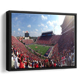 Ole Miss Rebels Framed Canvas Prints Wall Art Vaught Hemingway Stadium,Sport Stadium Art Prints, Fan Gift