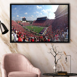 Ole Miss Rebels Framed Canvas Prints Wall Art Vaught Hemingway Stadium,Sport Stadium Art Prints, Fan Gift