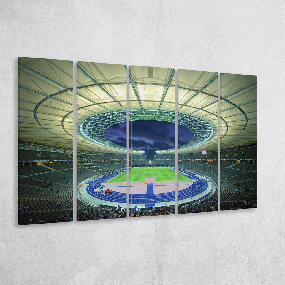 Olympiastadion Stadium in Berlin, Stadium Canvas, Sport Art, Gift for him,100 Multi Panels B, Canvas Prints Wall Art Decor