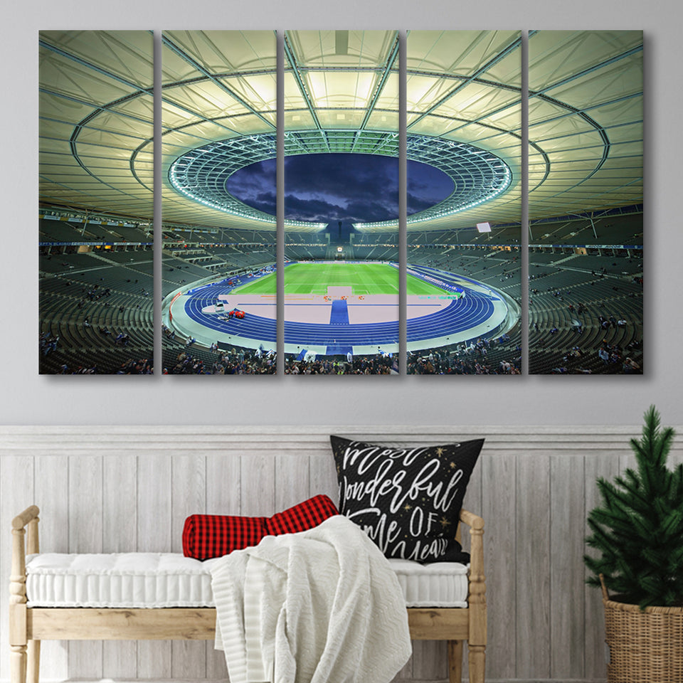 Olympiastadion Stadium in Berlin, Stadium Canvas, Sport Art, Gift for him,100 Multi Panels B, Canvas Prints Wall Art Decor