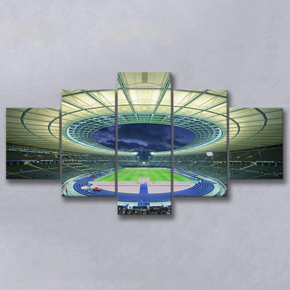 Olympiastadion Stadium in Berlin, Stadium Canvas, Sport Art, Large Canvas,V1 Multi Panels, Canvas Prints Wall Art Decor