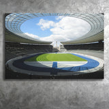 Olympiastadion Stadium in Berlin, Stadium Canvas, Sport Art, Gift for him, Fan Gift, Canvas Prints Wall Art Decor