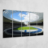 Olympiastadion Stadium in Berlin, Stadium Canvas, Sport Art, Gift for him, Multi Panels B, Canvas Prints Wall Art Decor