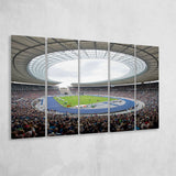 Olympiastadion in Berlin, Stadium Canvas, Sport Art, Gift for him, Multi Panels B, Canvas Prints Wall Art Decor