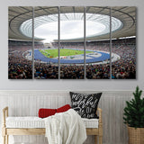 Olympiastadion in Berlin, Stadium Canvas, Sport Art, Gift for him, Multi Panels B, Canvas Prints Wall Art Decor