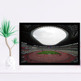 Olympic Stadium, Stadium Canvas, Sport Art, Gift for him, Framed Art Prints Wall Art Decor, Framed Picture