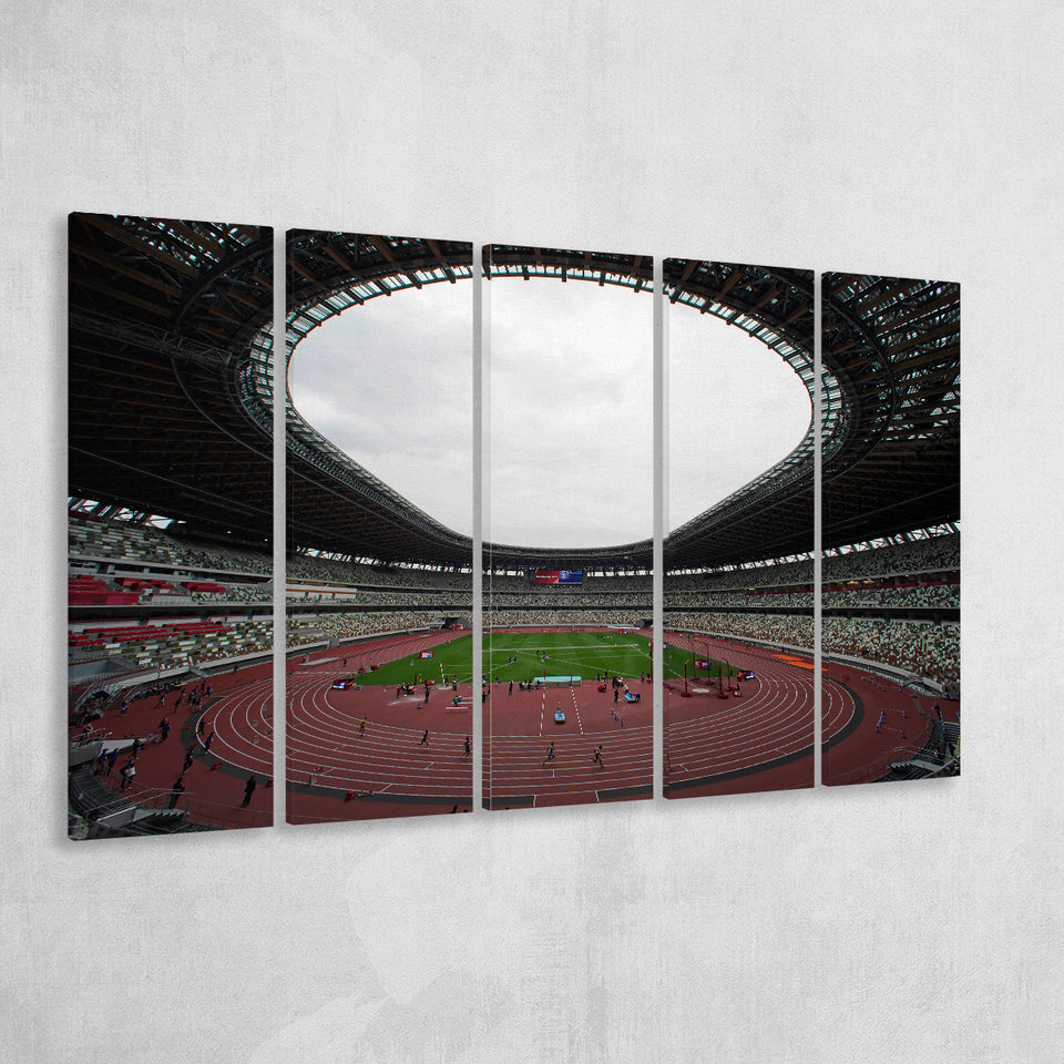 Olympic Stadium, Stadium Canvas, Sport Art, Gift for him, Multi Panels B, Canvas Prints Wall Art Decor