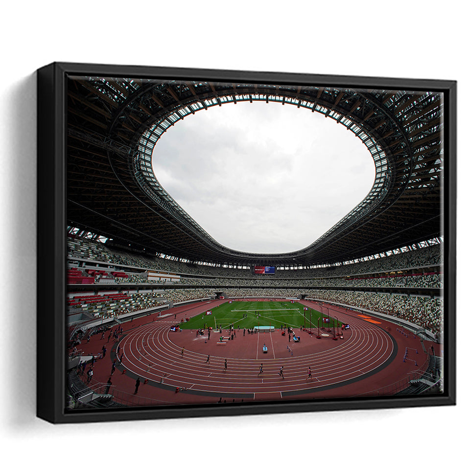Olympic Stadium, Stadium Canvas, Sport Art, Gift for him, Framed Canvas Prints Wall Art Decor, Framed Picture