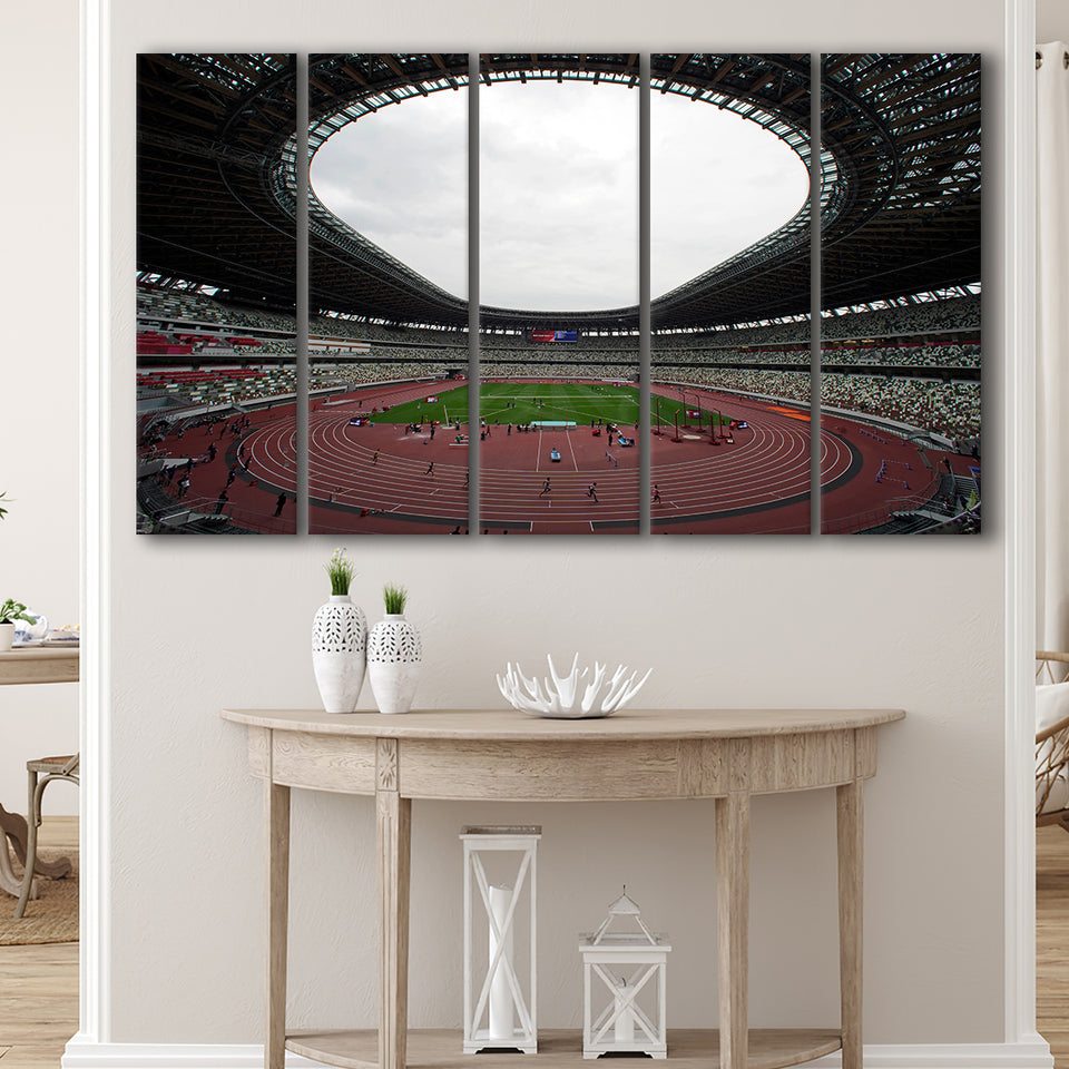 Olympic Stadium, Stadium Canvas, Sport Art, Gift for him, Multi Panels B, Canvas Prints Wall Art Decor