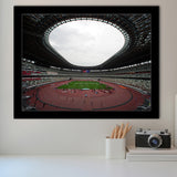 Olympic Stadium, Stadium Canvas, Sport Art, Gift for him, Framed Art Prints Wall Art Decor, Framed Picture
