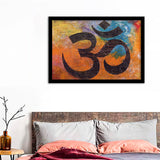 Om Painting Framed Ar Prints - Painting Art, Framed Painting, Prints for Sale, Black Framed, Wall Art, Wall Decor