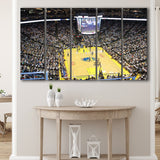 Oracle Arena Wall Art Golden State Warriors Stadium Canvas Prints,Multi Panels B,Sport Stadium Art Prints, Fan Gift