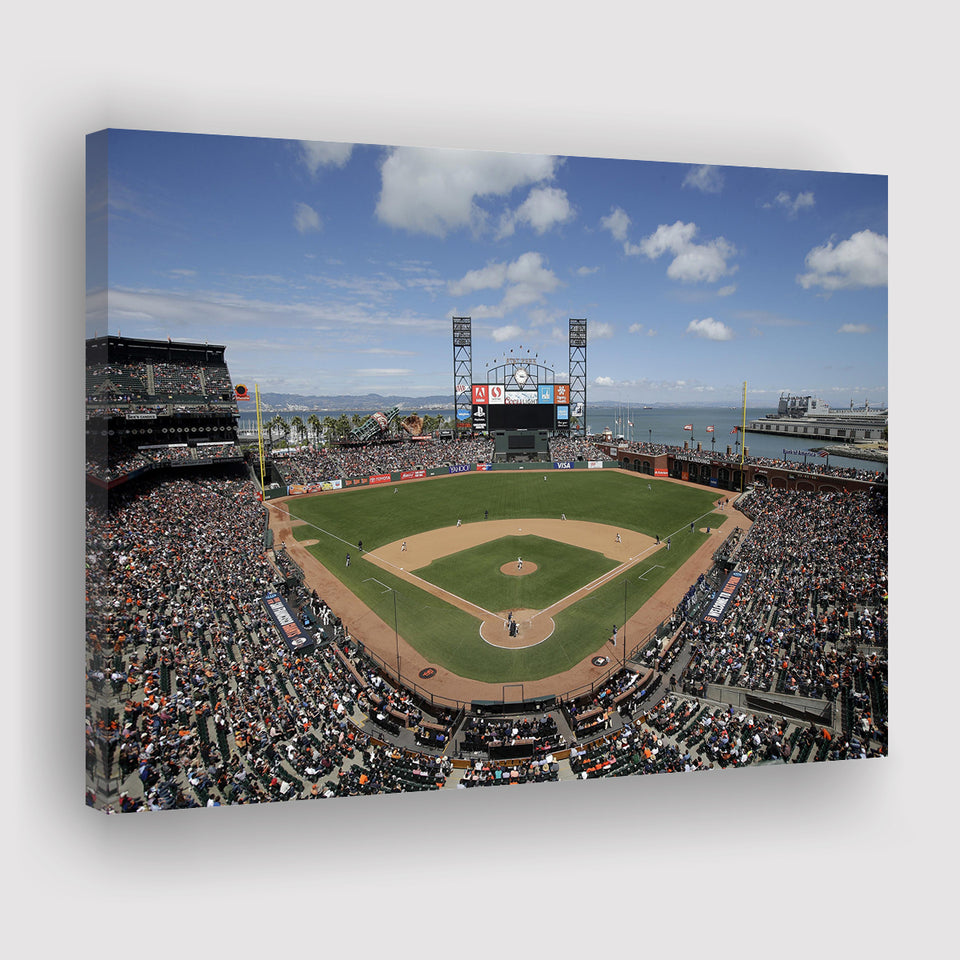 Oracle Park Formerly art Park, Stadium Canvas, Sport Art, Gift for him, Fan Gift, Canvas Prints Wall Art Decor