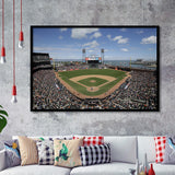 Oracle Park Formerly art Park, Stadium Canvas, Sport Art, Gift for him, Framed Art Prints Wall Art Decor, Framed Picture