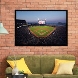 Oracle Park at Night, Stadium Canvas, Sport Art, Gift for him, Framed Art Prints Wall Art Decor, Framed Picture