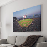 Oracle Park at Night, Stadium Canvas, Sport Art, Gift for him, Fan Gift, Canvas Prints Wall Art Decor