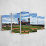 Oracle or att Park, Stadium Canvas, Sport Art, Large Canvas, Multi Panels, Canvas Prints Wall Art Decor