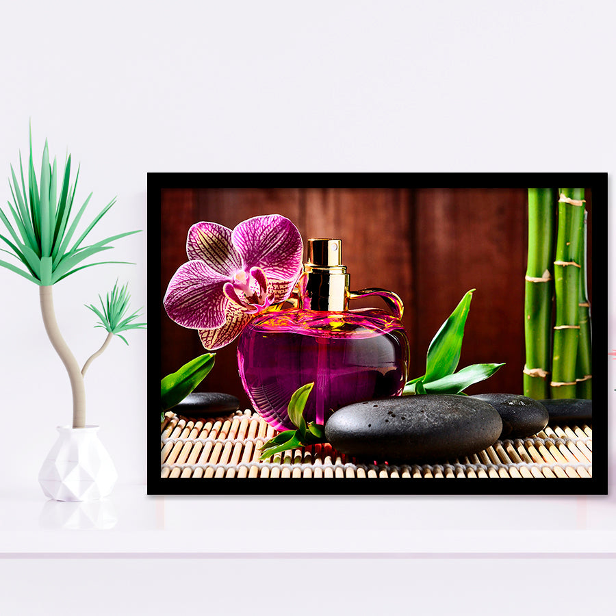 Orchid Flowers Spa Framed Art Prints Wall Art Decor, Framed Picture, Home Decor