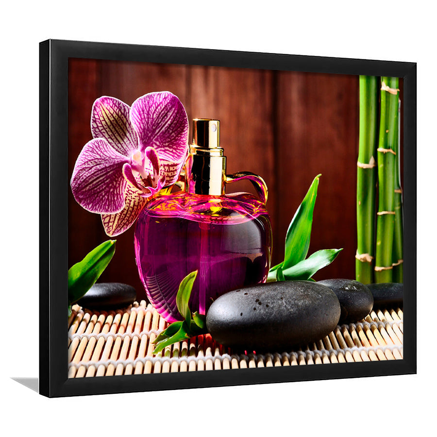 Orchid Flowers Spa Framed Art Prints Wall Art Decor, Framed Picture, Home Decor