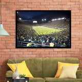Oregon Ducks Wall Art Autzen Stadium Art Prints American,Sport Stadium Art Prints, Fan Gift, Wall Decor
