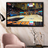 Oregon State Beavers Stadium Framed Canvas Prints Gill Coliseum Wall Art,Sport Stadium Art Prints, Fan Gift
