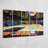 Oregon State Beavers Stadium Canvas Prints Gill Coliseum Wall Art,Multi Panels B,Sport Stadium Art Prints, Fan Gift