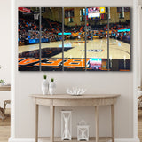 Oregon State Beavers Stadium Canvas Prints Gill Coliseum Wall Art,Multi Panels B,Sport Stadium Art Prints, Fan Gift