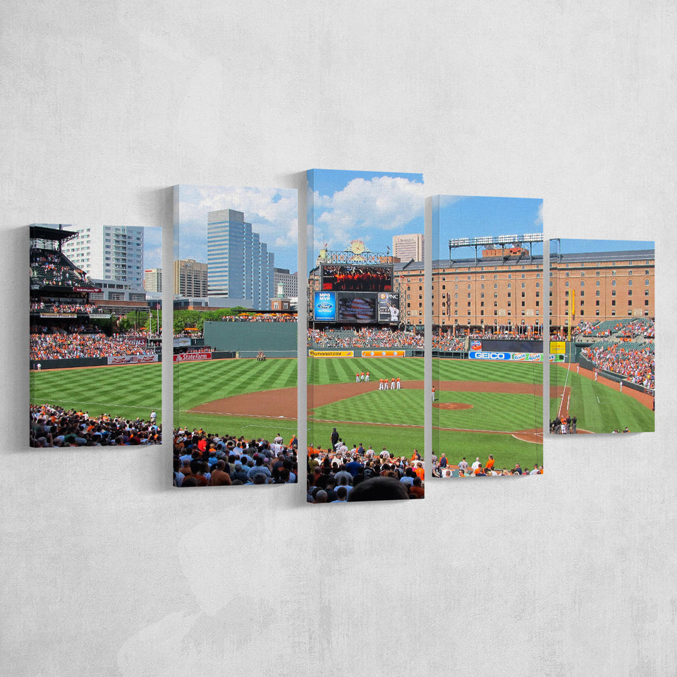 Oriole Park, Stadium Canvas, Sport Art, Large Canvas, Multi Panels, Canvas Prints Wall Art Decor