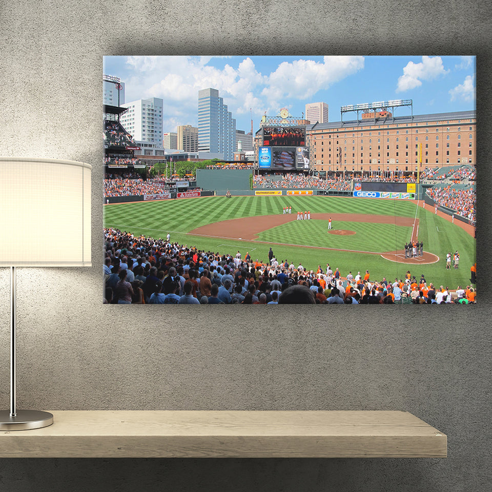 Oriole Park, Stadium Canvas, Sport Art, Gift for him, Fan Gift, Canvas Prints Wall Art Decor