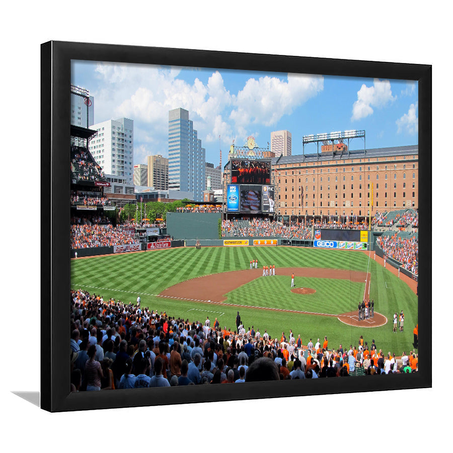Oriole Park, Stadium Canvas, Sport Art, Gift for him, Framed Art Prints Wall Art Decor, Framed Picture