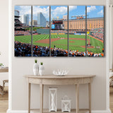 Oriole Park, Stadium Canvas, Sport Art, Gift for him, Multi Panels B, Canvas Prints Wall Art Decor