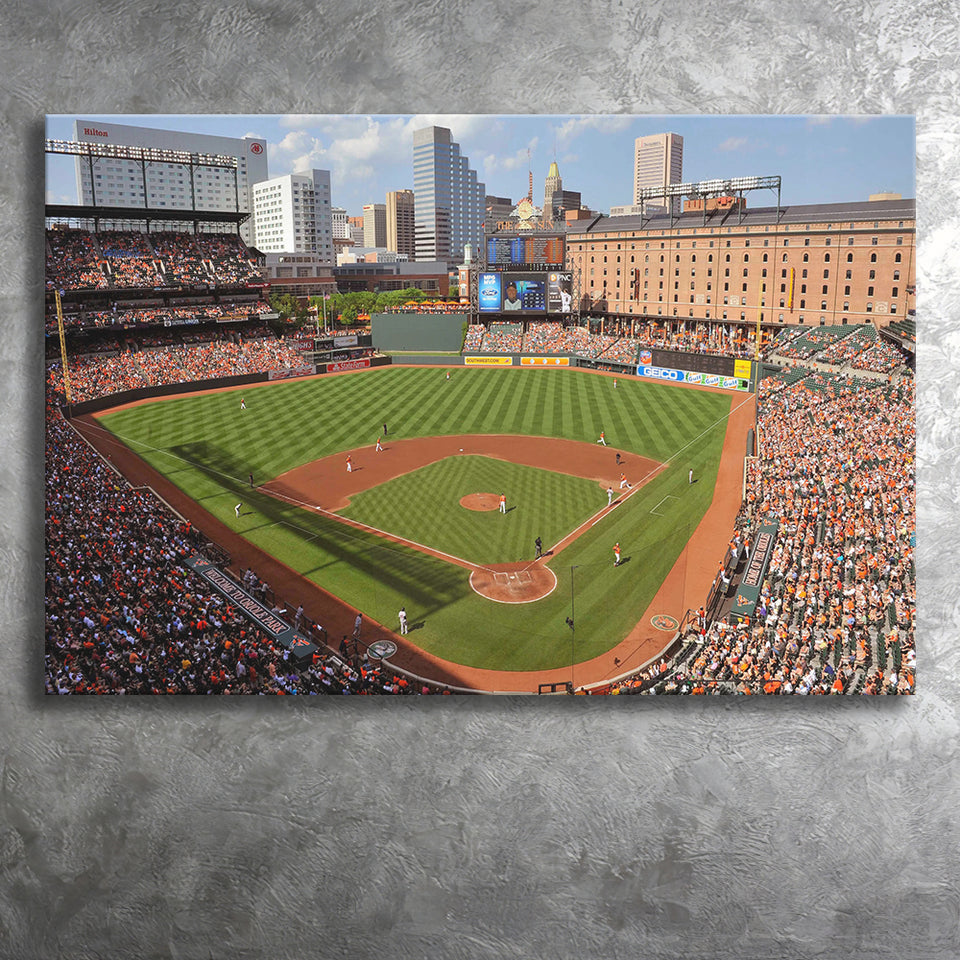 Oriole Park at Camden Yards, Stadium Canvas, Sport Art, Gift for him, Fan Gift, Canvas Prints Wall Art Decor