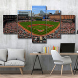 Oriole Park in Baltimore, Stadium Canvas, Sport Art, Large Canvas, Multi Panels, Canvas Prints Wall Art Decor