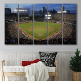 Oriole Park in Maryland, Stadium Canvas, Sport Art, Gift for him, Multi Panels B, Canvas Prints Wall Art Decor