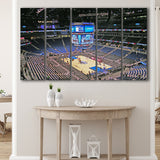 Orlando Magic Wall Art Amway Center Stadium Canvas Prints Basketball,Multi Panels B,Sport Stadium Art Prints, Fan Gift