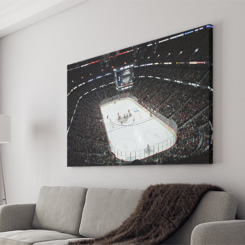 Ottawa Senators Stadium Canvas Prints Canadian Tire Centre Wall Art,Sport Stadium Art Prints, Fan Gift, Wall Decor
