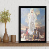 Our Lady Of Fatima Print Spiritual Gift Religious Art Lady Fatima Framed Canvas Prints Wall Art - Painting Canvas, Framed Picture, Home Art Decor