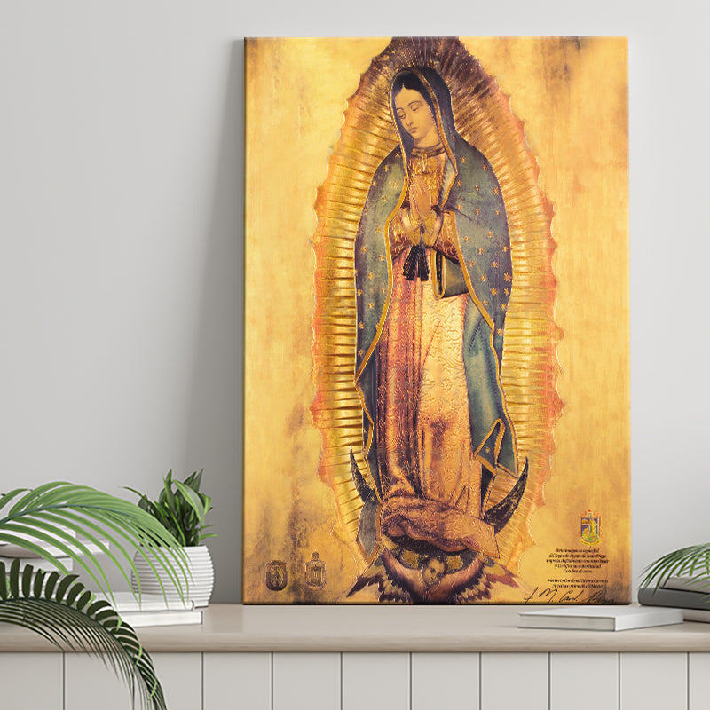 Our Lady Of Guadalupe Virgin Mary Religious Art Virgen De Guadalupe Print 1 Canvas Prints Wall Art - Painting Canvas, Wall Decor