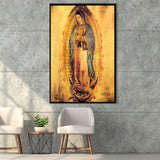 Our Lady Of Guadalupe Virgin Mary Religious Art Virgen De Guadalupe Print 1 Framed Canvas Prints Wall Art - Painting Canvas, Framed Picture