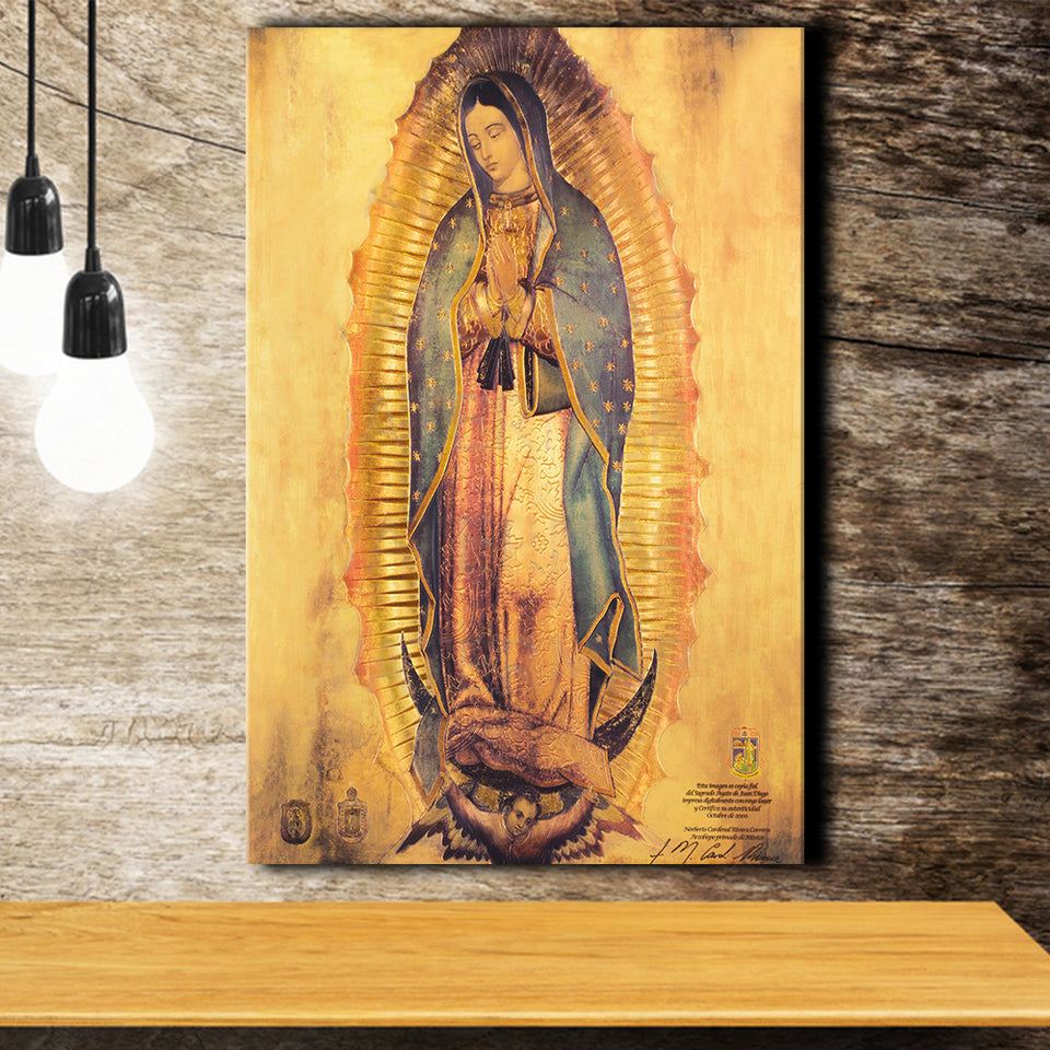 Our Lady Of Guadalupe Virgin Mary Religious Art Virgen De Guadalupe Print 1 Canvas Prints Wall Art - Painting Canvas, Wall Decor