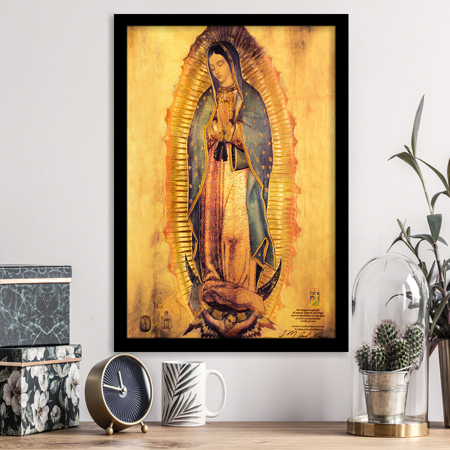 Our Lady Of Guadalupe Virgin Mary Religious Art Virgen De Guadalupe Print 1 Framed Art Print Wall Decor - Painting Art, Framed Picture