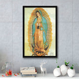 Our Lady Of Guadalupe Picture Catholic Art Print Framed Canvas Prints Wall Art - Painting Canvas, Framed Picture, Home Art Decor