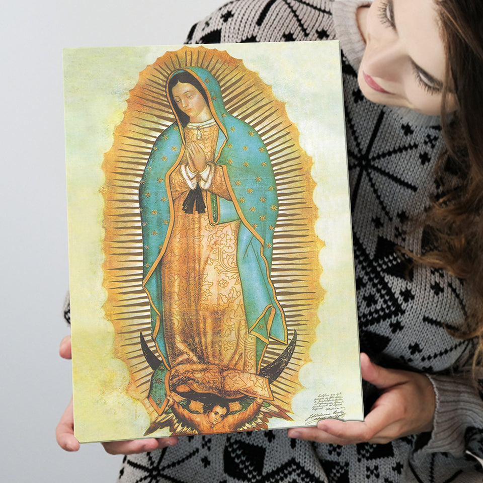 Our Lady Of Guadalupe Picture Catholic Art Print Canvas Prints Wall Art - Painting Canvas, Wall Decor, Home Decor