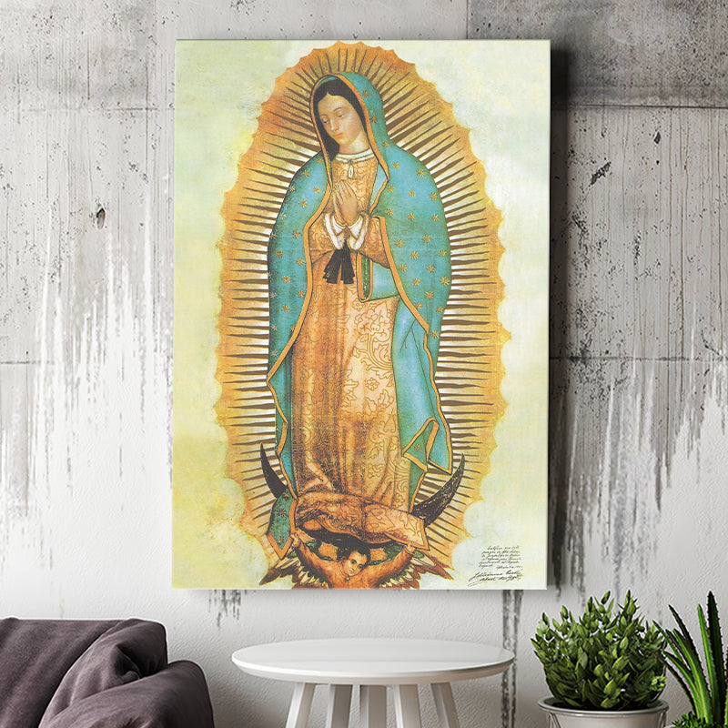 Our Lady Of Guadalupe Picture Catholic Art Print Canvas Prints Wall Art - Painting Canvas, Wall Decor, Home Decor
