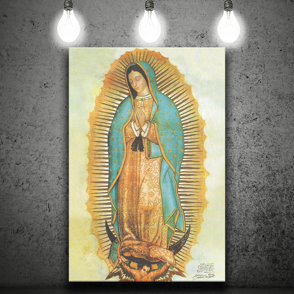 Our Lady Of Guadalupe Picture Catholic Art Print Canvas Prints Wall Art - Painting Canvas, Wall Decor, Home Decor