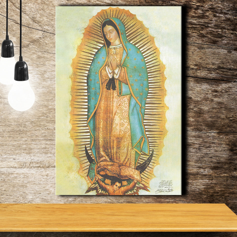 Our Lady Of Guadalupe Picture Catholic Art Print Canvas Prints Wall Art - Painting Canvas, Wall Decor, Home Decor