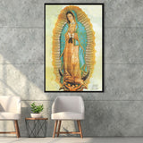 Our Lady Of Guadalupe Picture Catholic Art Print Framed Canvas Prints Wall Art - Painting Canvas, Framed Picture, Home Art Decor