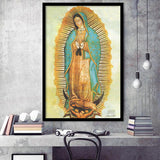 Our Lady Of Guadalupe Picture Catholic Art Print Framed Art Print Wall Decor - Painting Art, Framed Picture, Home Decor