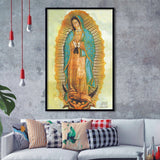 Our Lady Of Guadalupe Picture Catholic Art Print Framed Art Print Wall Decor - Painting Art, Framed Picture, Home Decor